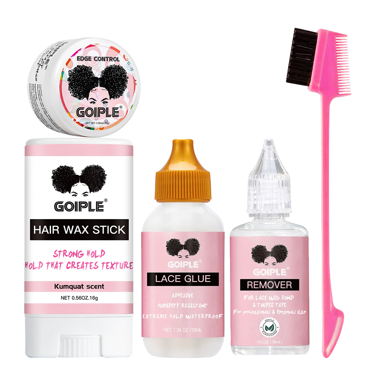 Edge Control Gel - GOIPLE Slick Hair Wax Stick,Baby Hairline