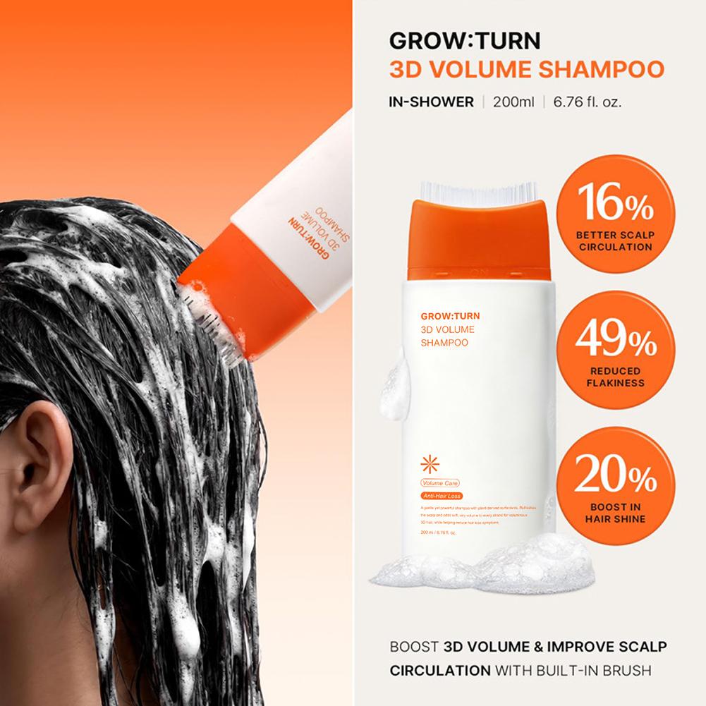 Hair Care For Hair Fall - GROW:TURN 3D Volumizing Shampoo Anti-Hair Fall