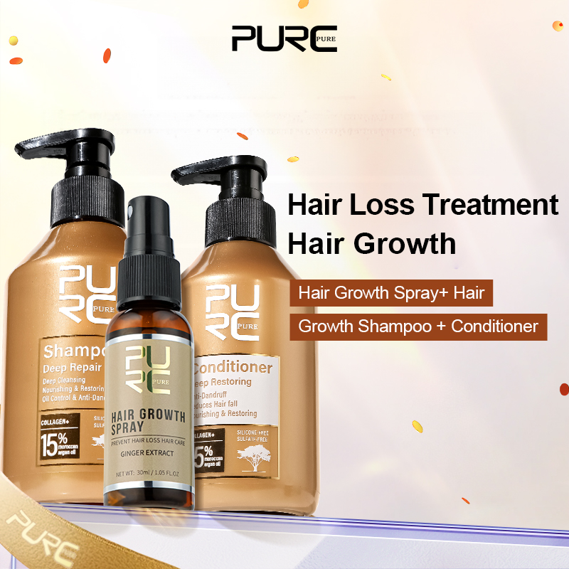 Hair Care Keratin Treatment - PURC Morocco Argan Oil Shampoo Conditioner