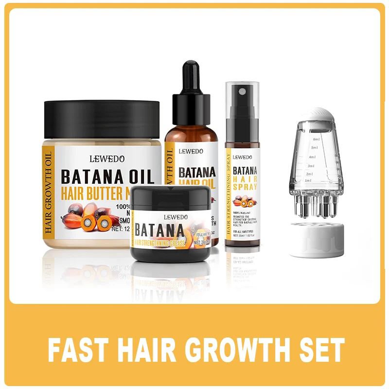 Hair Care Essence Oil - LEWEDO Batana Oil Hair Growth Kit