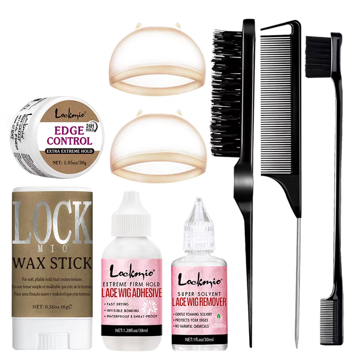 Edge Control Gel - LOCKMIO Hair Wax Stick Finishing Broken