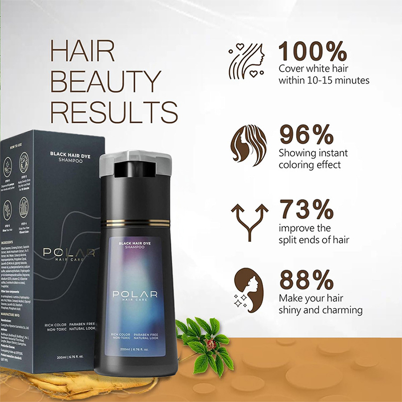 200ml Hair Dye Shampoo Quick C - Hair Care Long Hair review and price