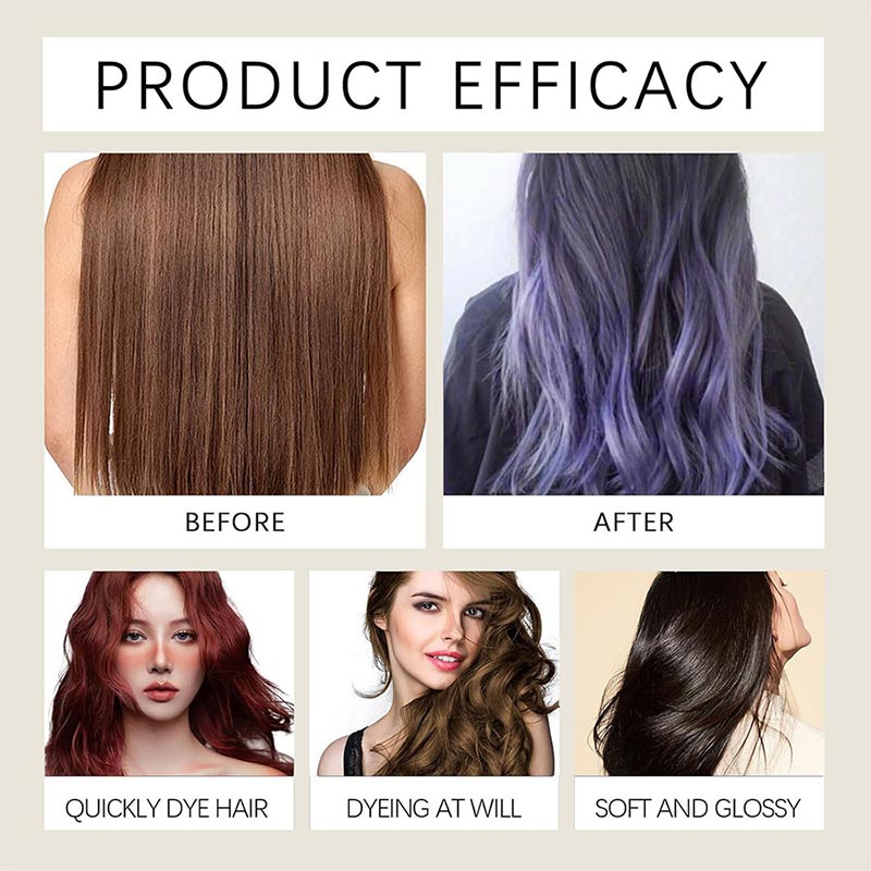 200ml Hair Dye Shampoo Quick C - Hair Care Long Hair review and price
