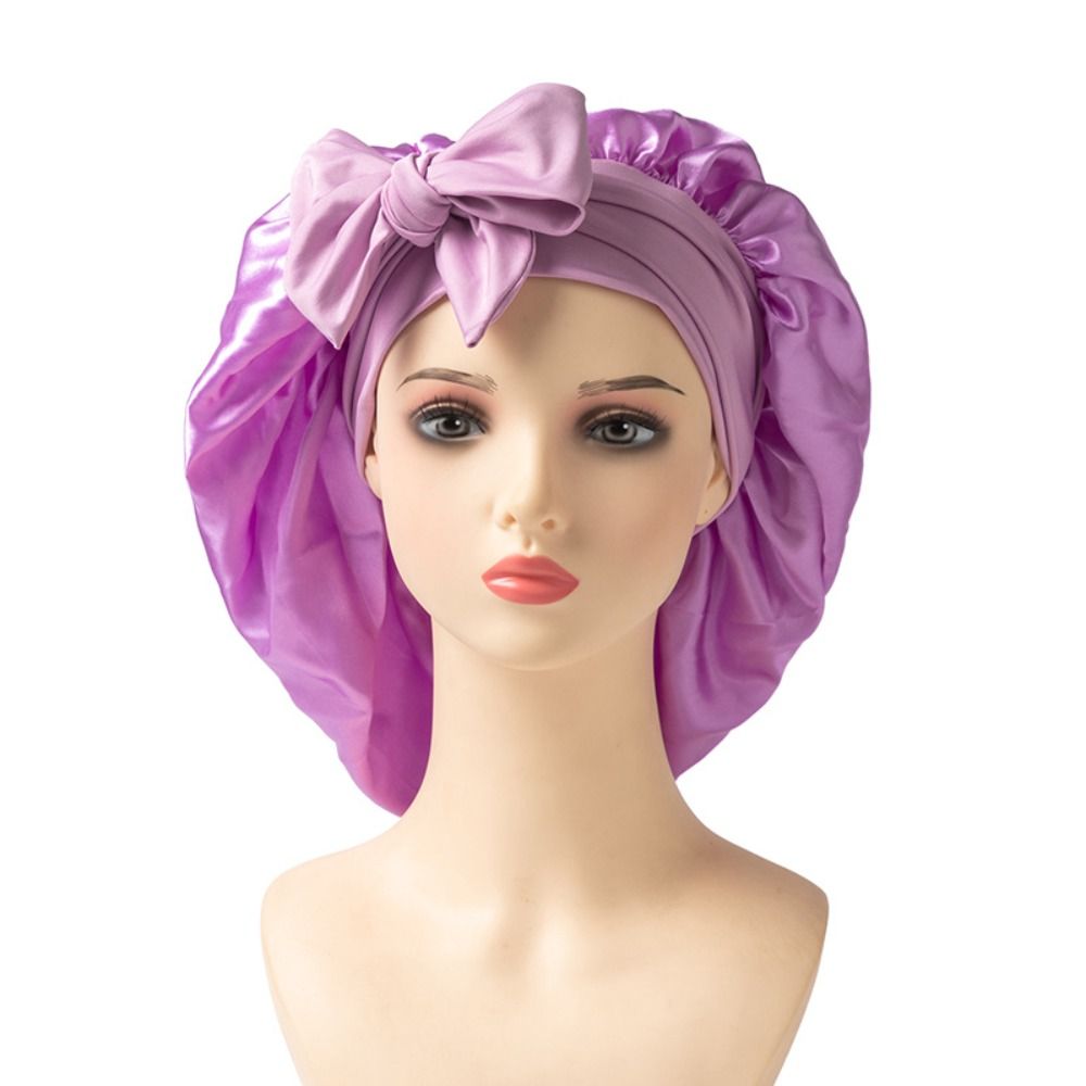 Satin Material Sleeping Bonnet - Hair Care China review and price