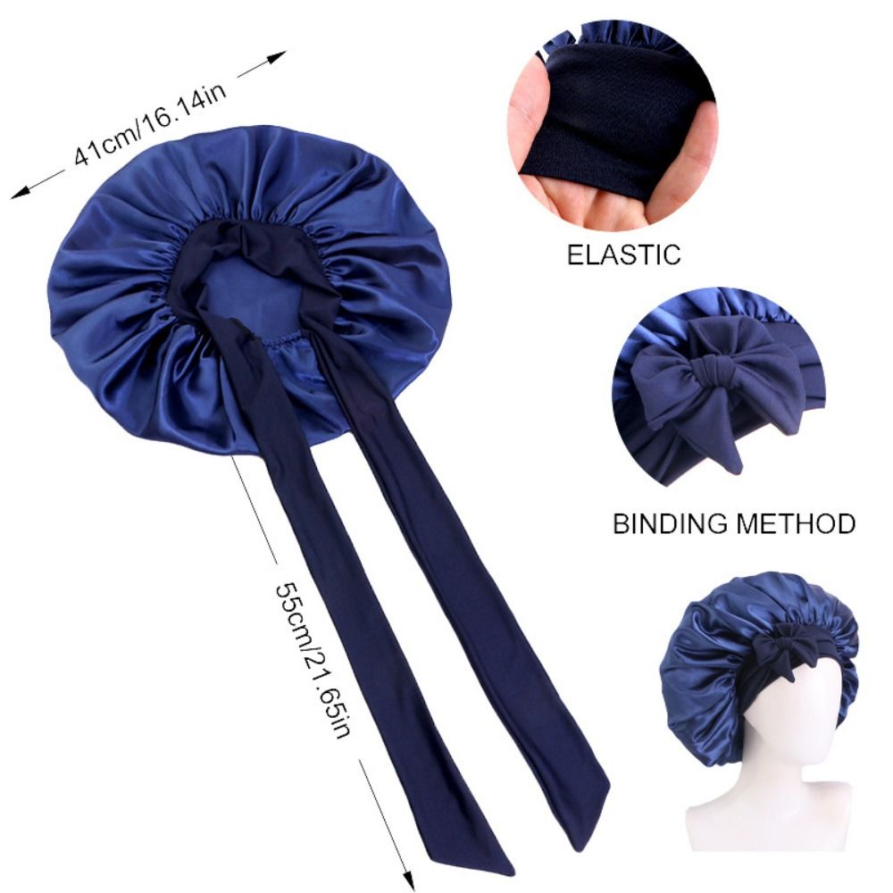 Satin Material Sleeping Bonnet - Hair Care China review and price