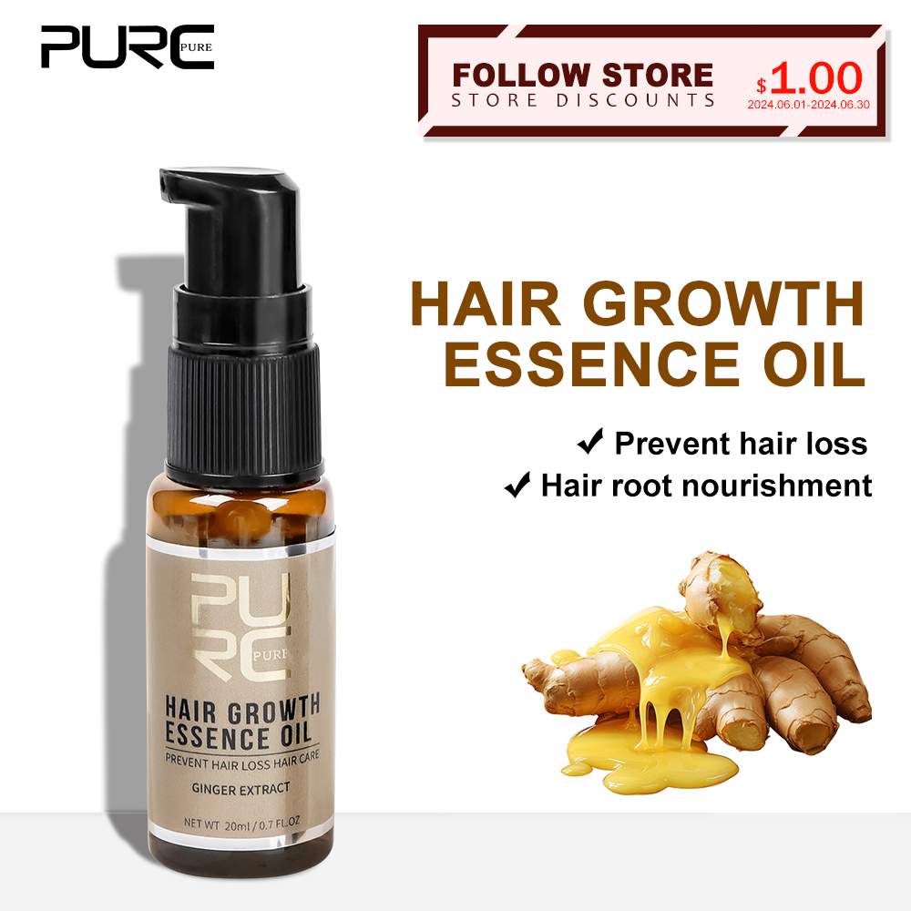 PURC Hair Growth Oil Ginger &  - Hair Care Essence Oil review and price