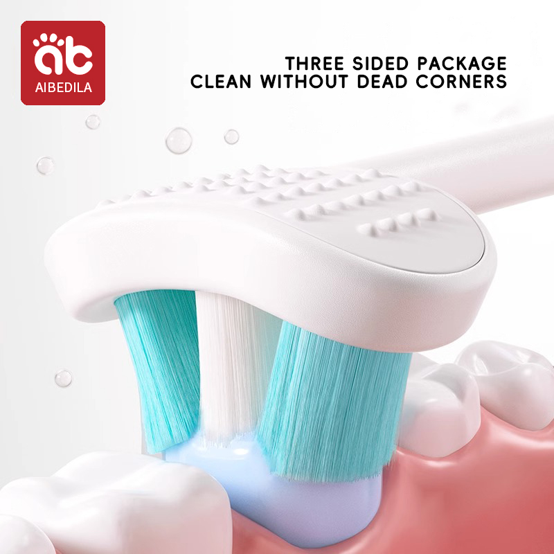 3D Stereo Three-Sided Toothbru - Hair Care Baby review and price