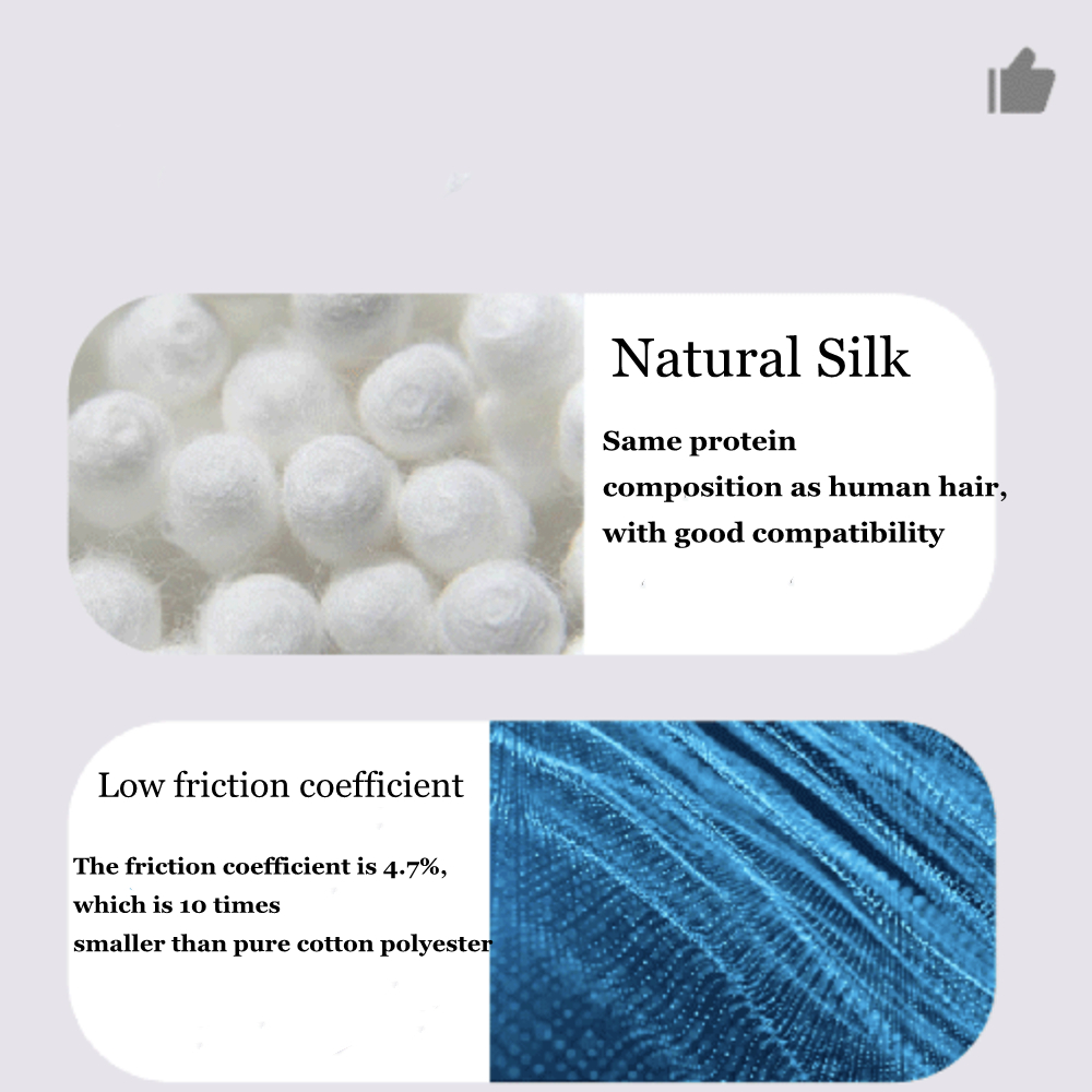 3PCS 100% Pure Mulberry Silk H - Hair Care China review and price
