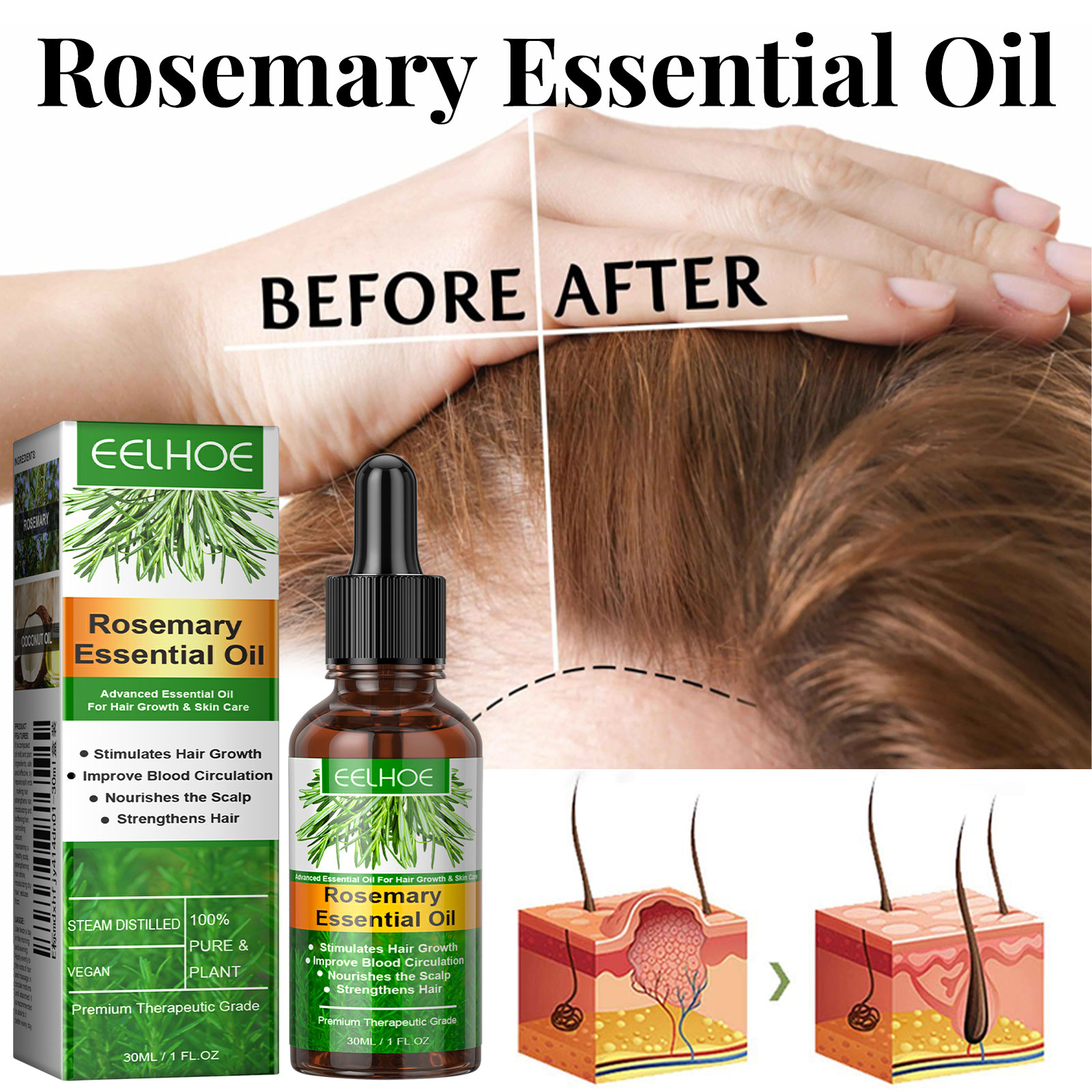 Hair Growth Serum Fast Growing - Hair Care Essence Oil review and price