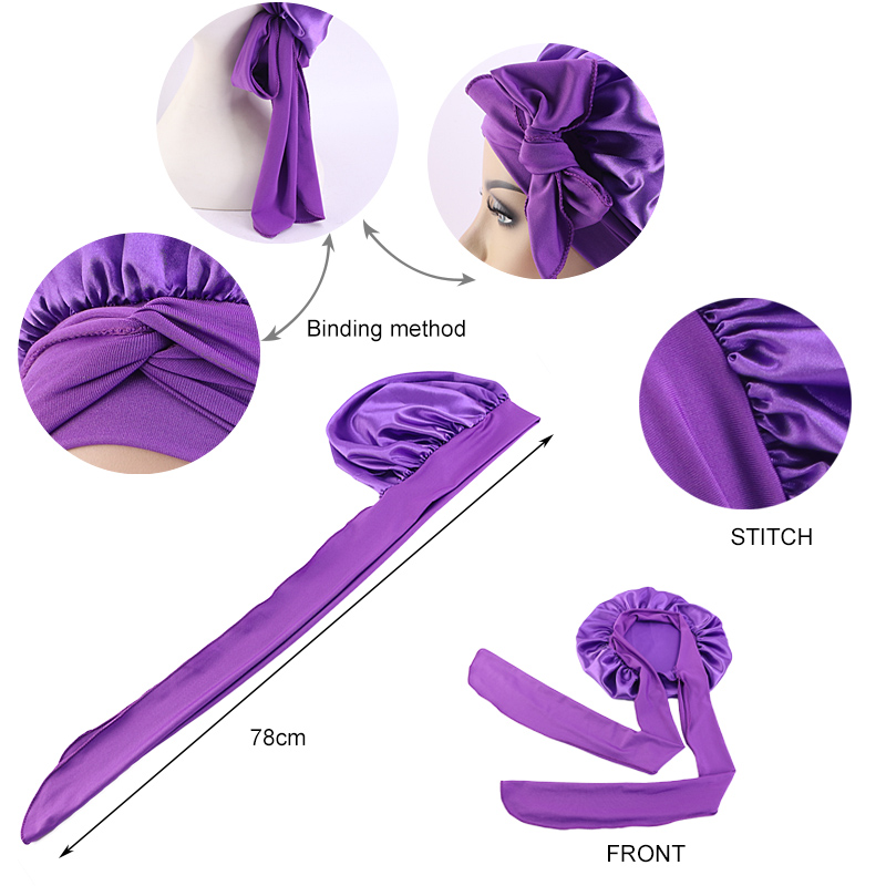 New Satin Sleeping Cap For Wom - Hair Care China review and price