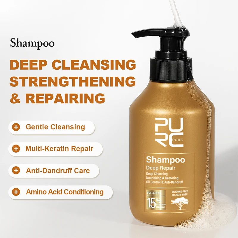 PURC Morocco Argan Oil Shampoo - Hair Care Keratin Treatment review and price