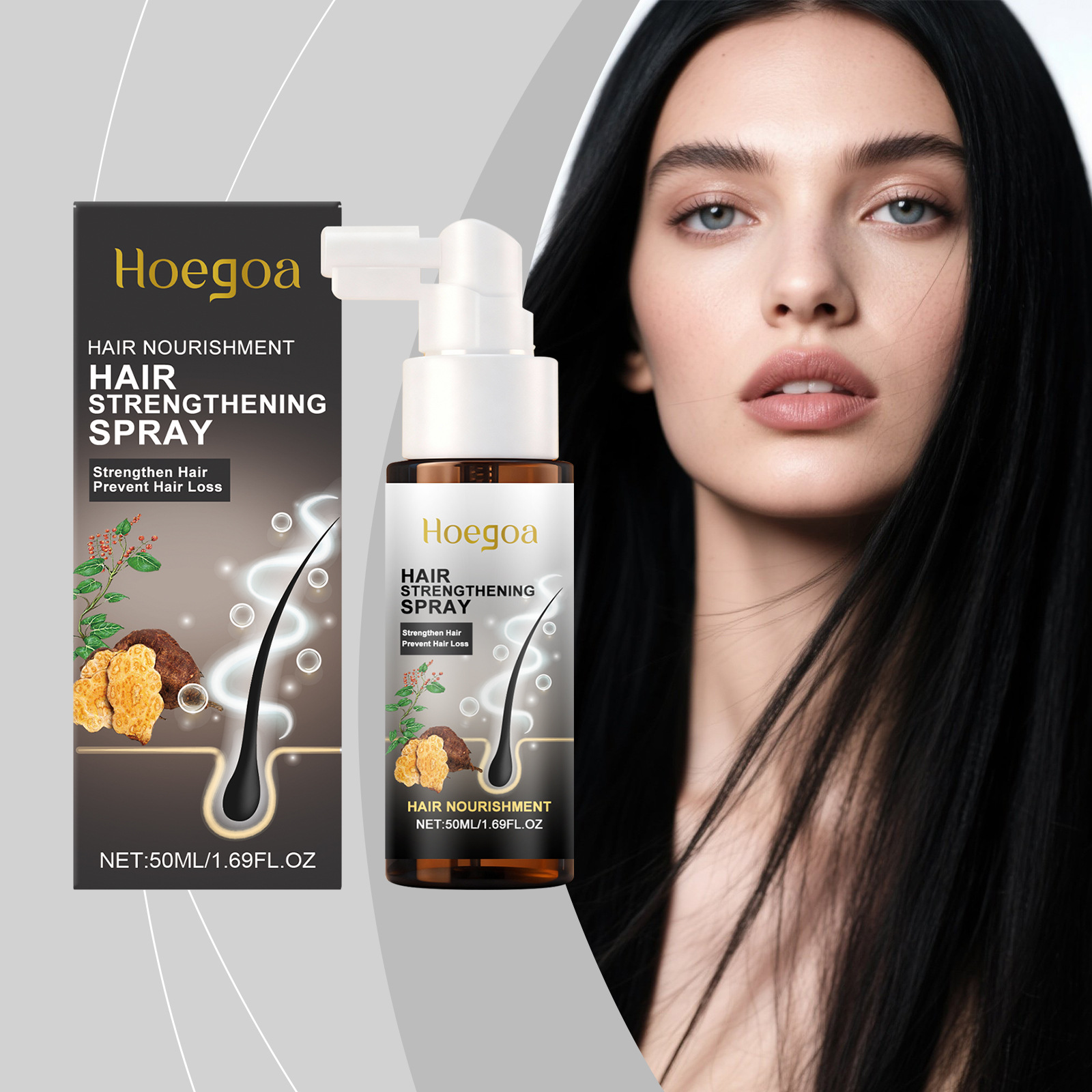Hoegoa Hair Strengthening Spra - Hair Care For Hair Fall review and price