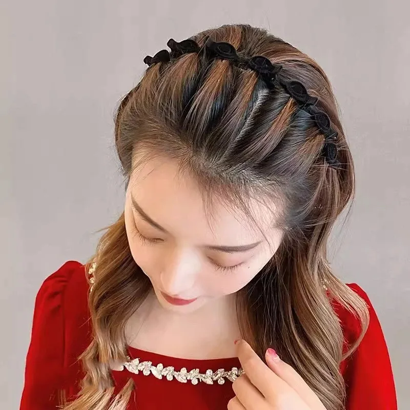 1/3 Pcs Flocking Braided Headb - Hair Care Baby review and price