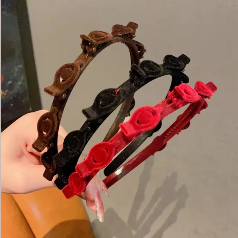 1/3 Pcs Flocking Braided Headb - Hair Care Baby review and price