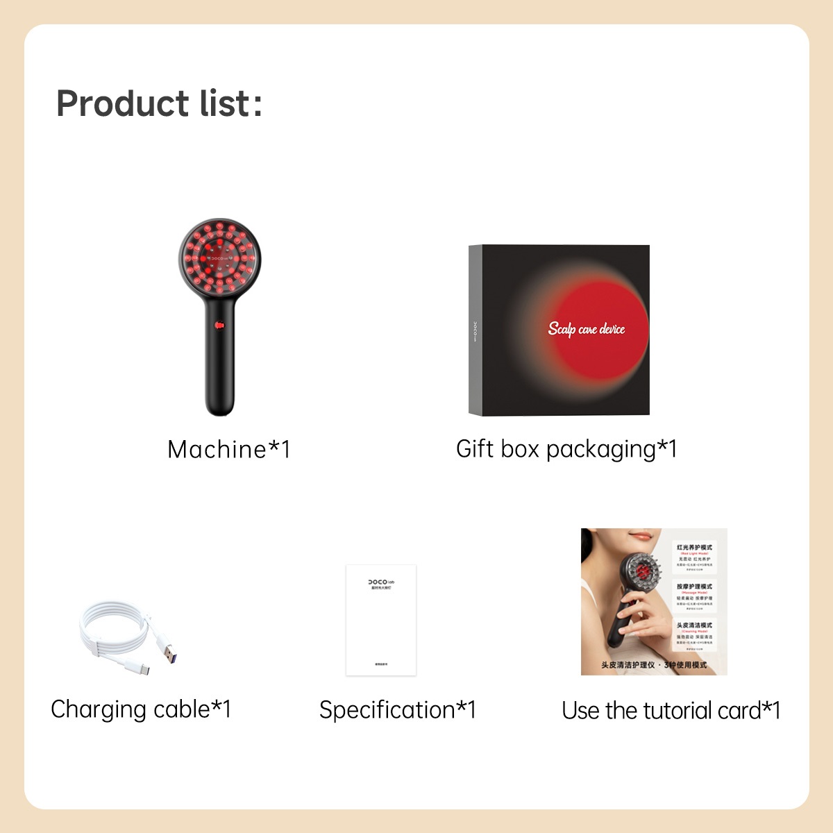 DOCO Electric Massage Comb Vib - Hair Care Lab review and price