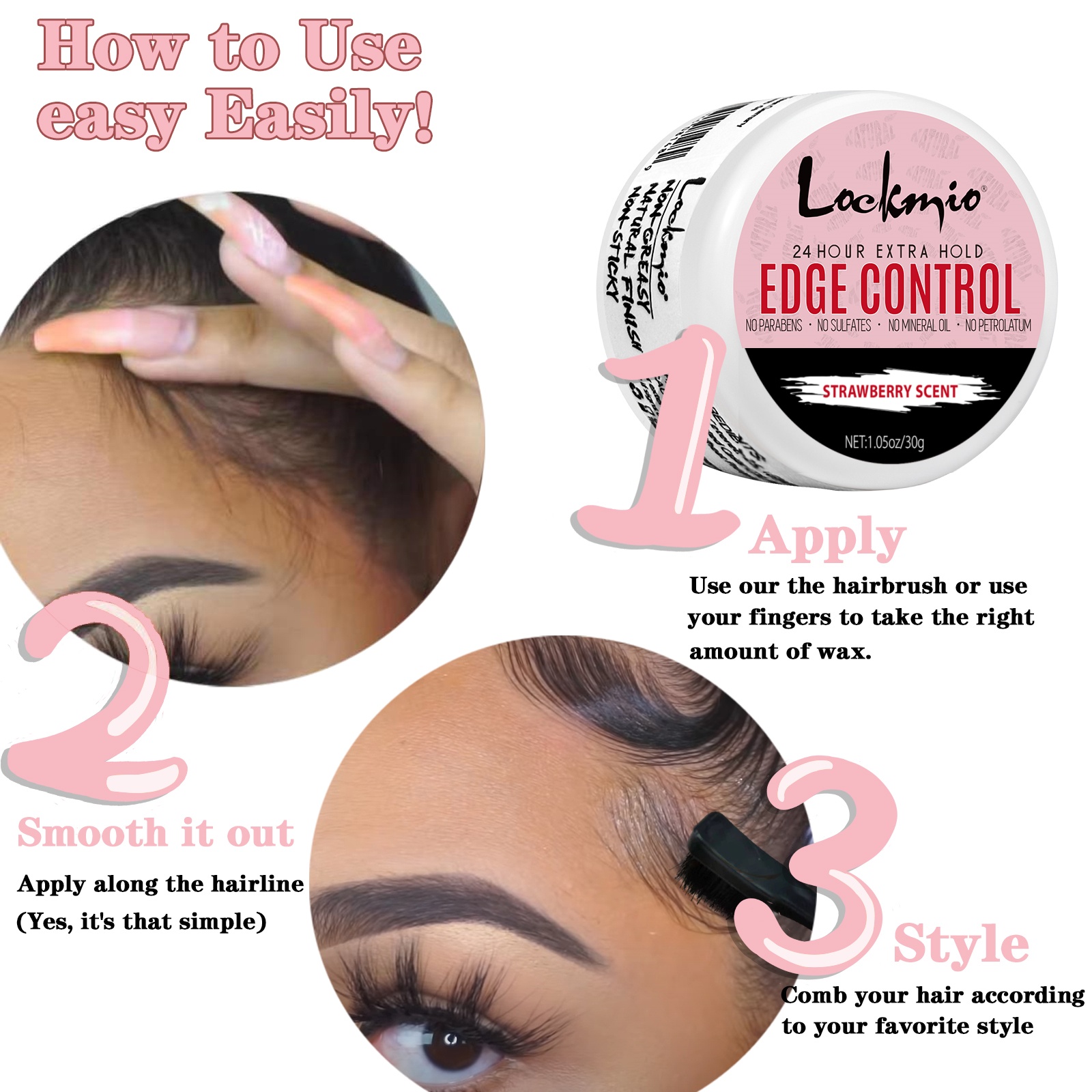 4pcs/Set 30g Edge Control Gel  - Edge Control Gel review and price