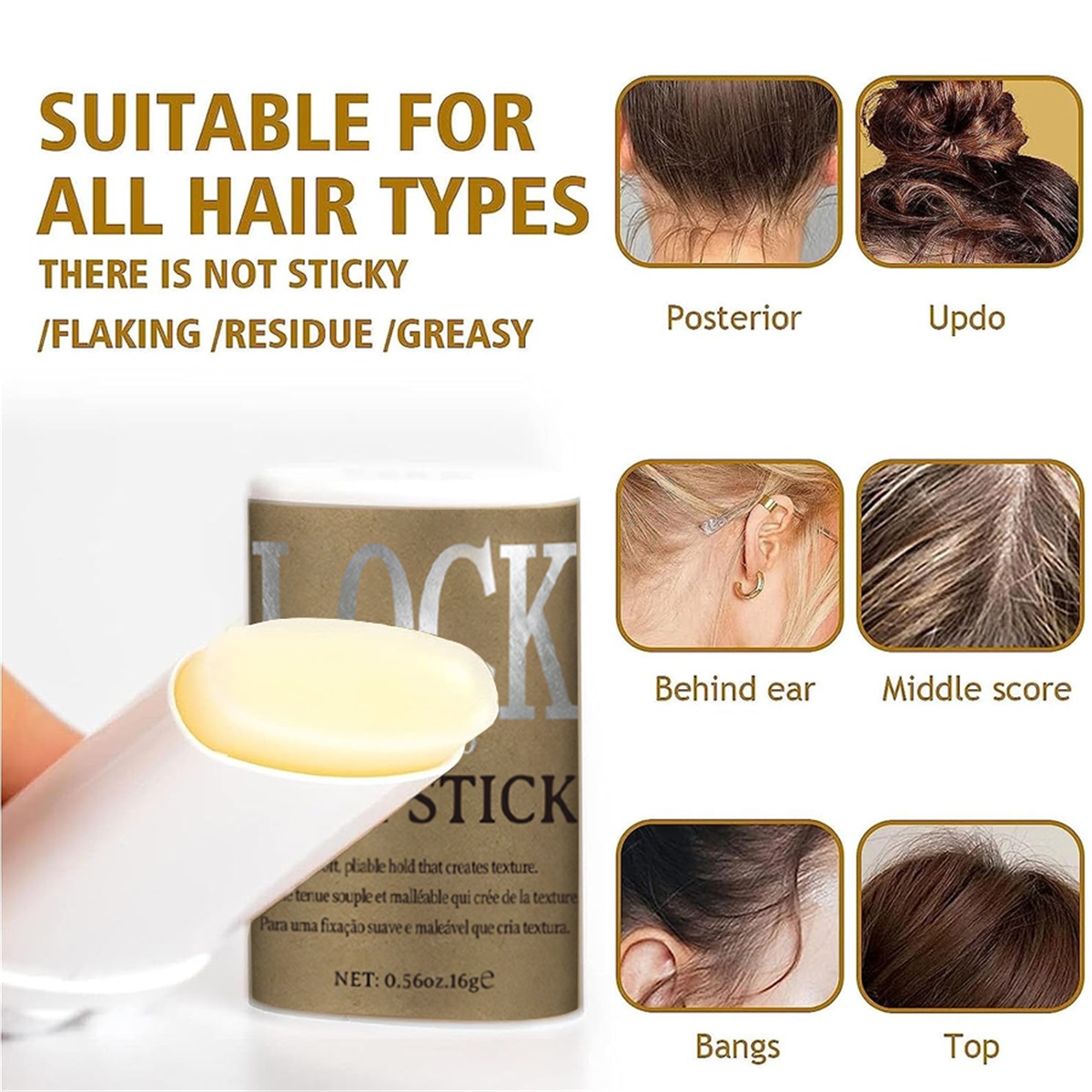 LOCKMIO Hair Wax Stick Finishi - Edge Control Gel review and price