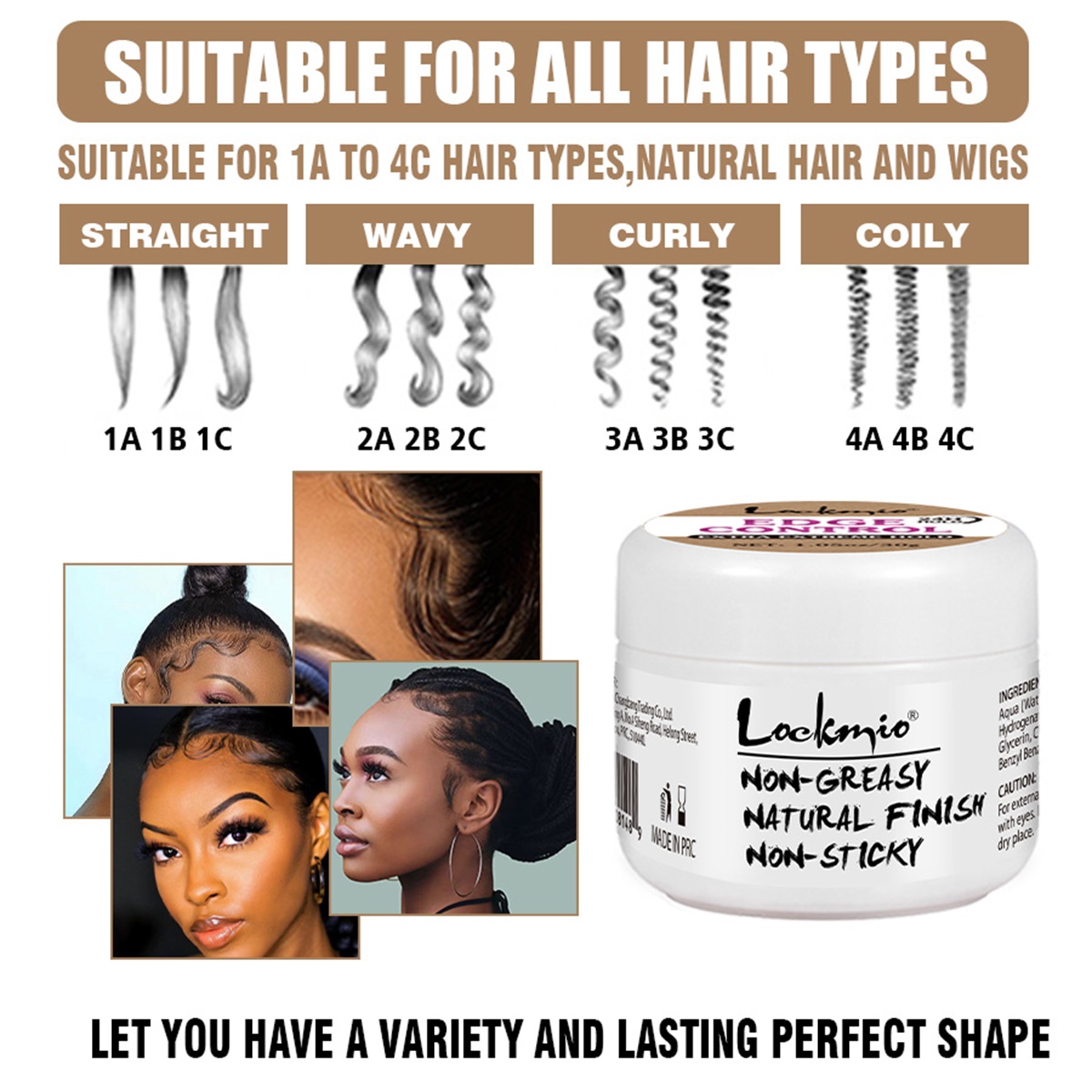 LOCKMIO Hair Wax Stick Finishi - Edge Control Gel review and price